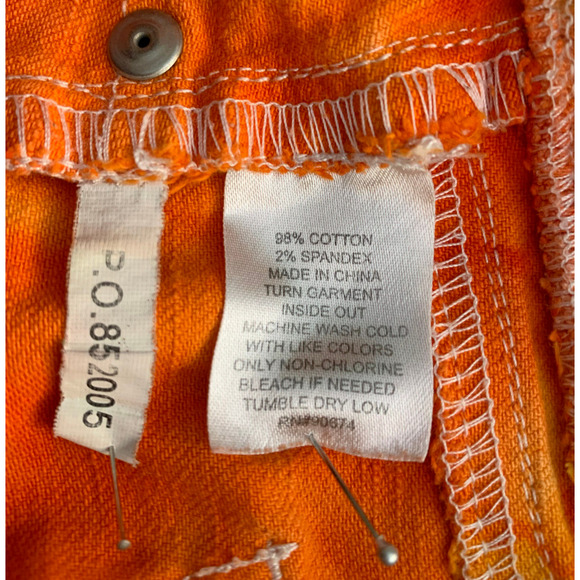 Boston Proper Colorful Tie-Dye Skinny Pants - Picture 7 of 7